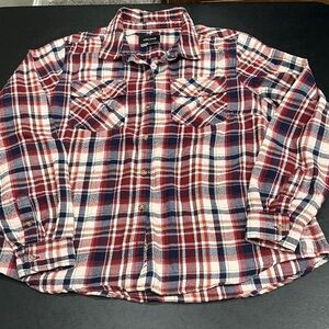 Marmot Red and Blue Plaid Button Down Shirt
